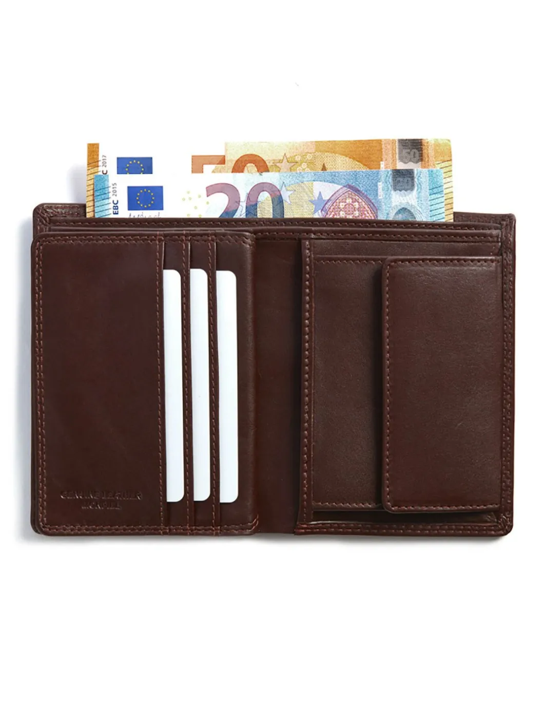 MONPIEL Cartera de Piel XL con Monedero*Hombre Carteras Hombre Piel