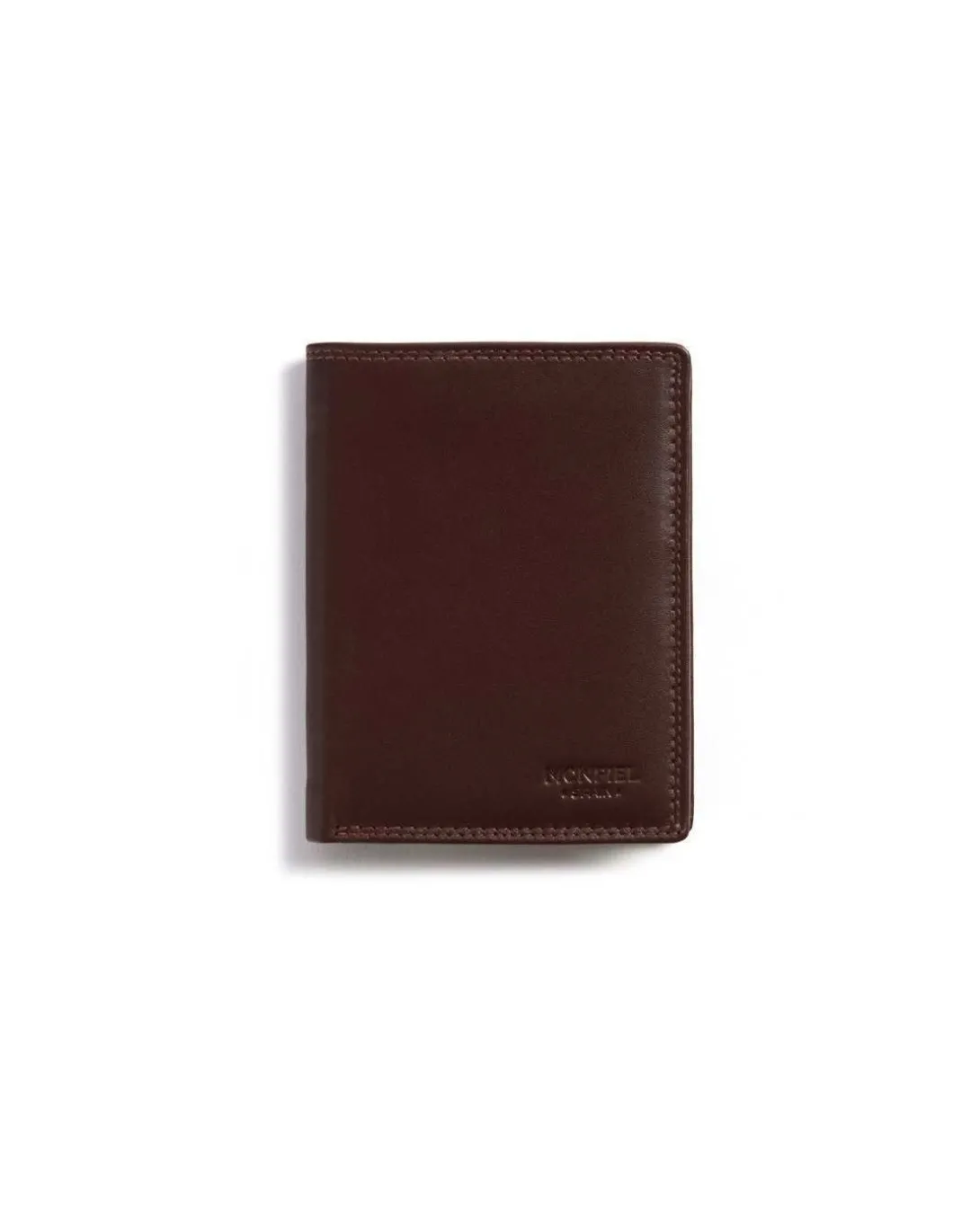 MONPIEL Cartera doble costura con Monedero Interior Sky*Hombre Carteras Hombre Piel