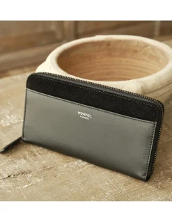 MONPIEL Cartera Mujer Piel Cremallera*Mujer Carteras Piel Mujer