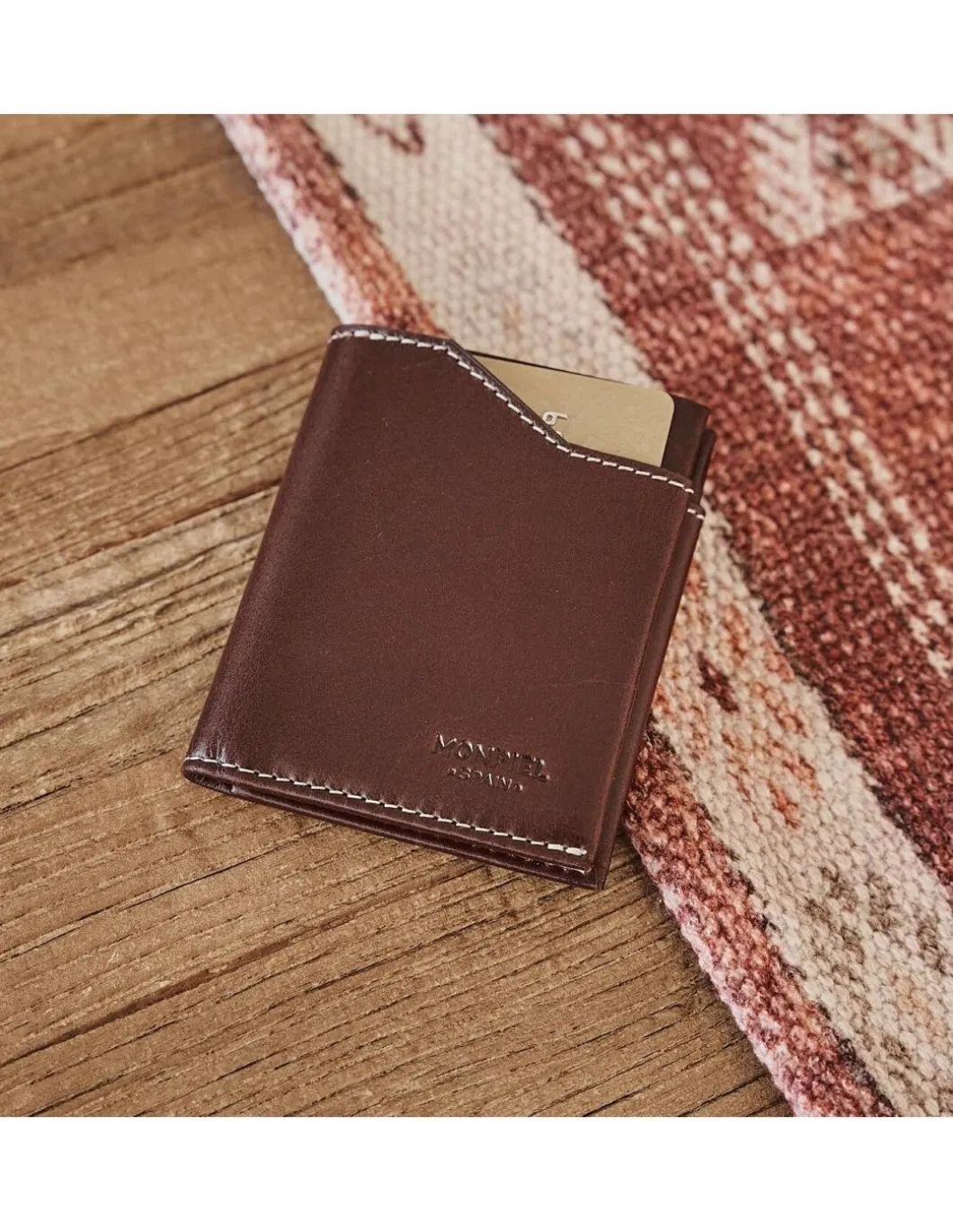 MONPIEL Cartera Pocket*Hombre Carteras Hombre Piel