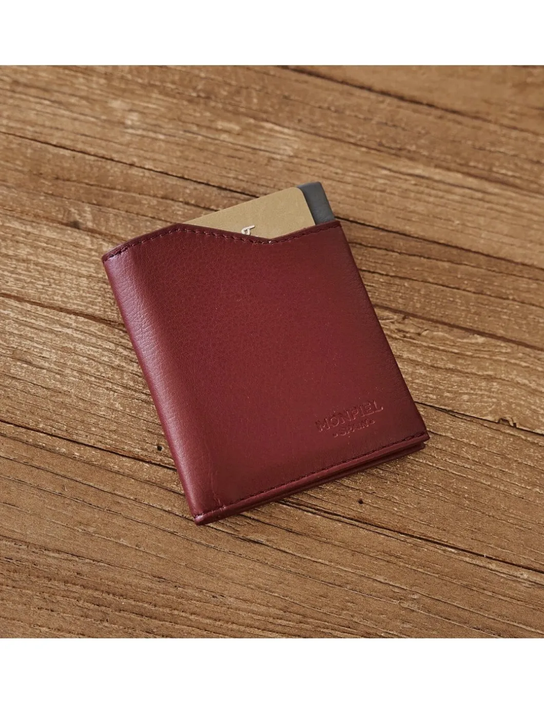 MONPIEL Cartera Pocket*Hombre Carteras Hombre Piel