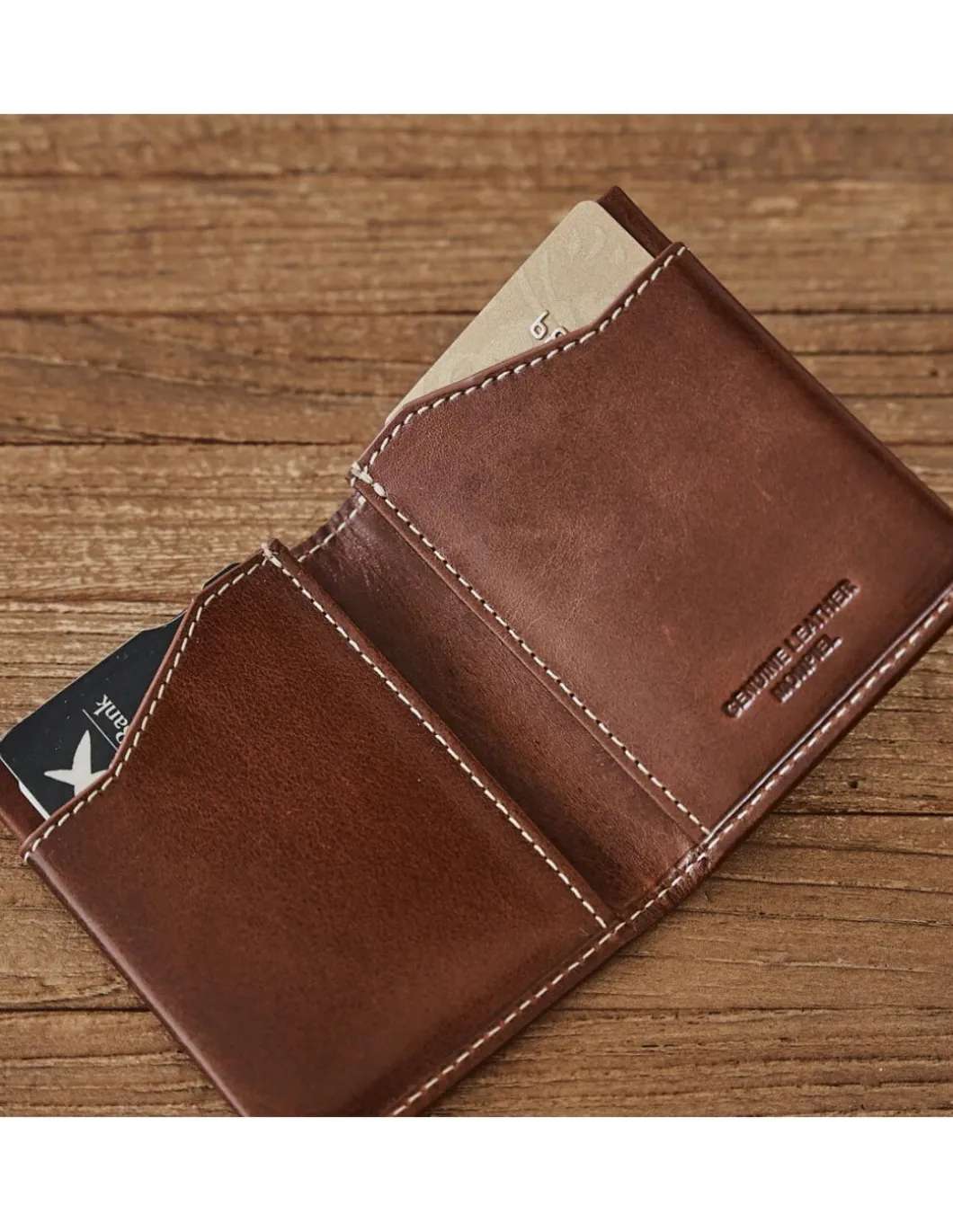 MONPIEL Cartera Pocket*Hombre Carteras Hombre Piel