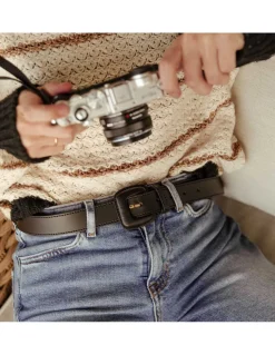 MONPIEL Cinturon de cuero Mujer Hebilla Forrada Piel*Mujer Cinturones Piel Mujer