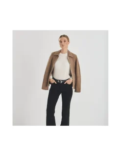 MONPIEL Cinturon de piel Corazones*Mujer Cinturones Piel Mujer