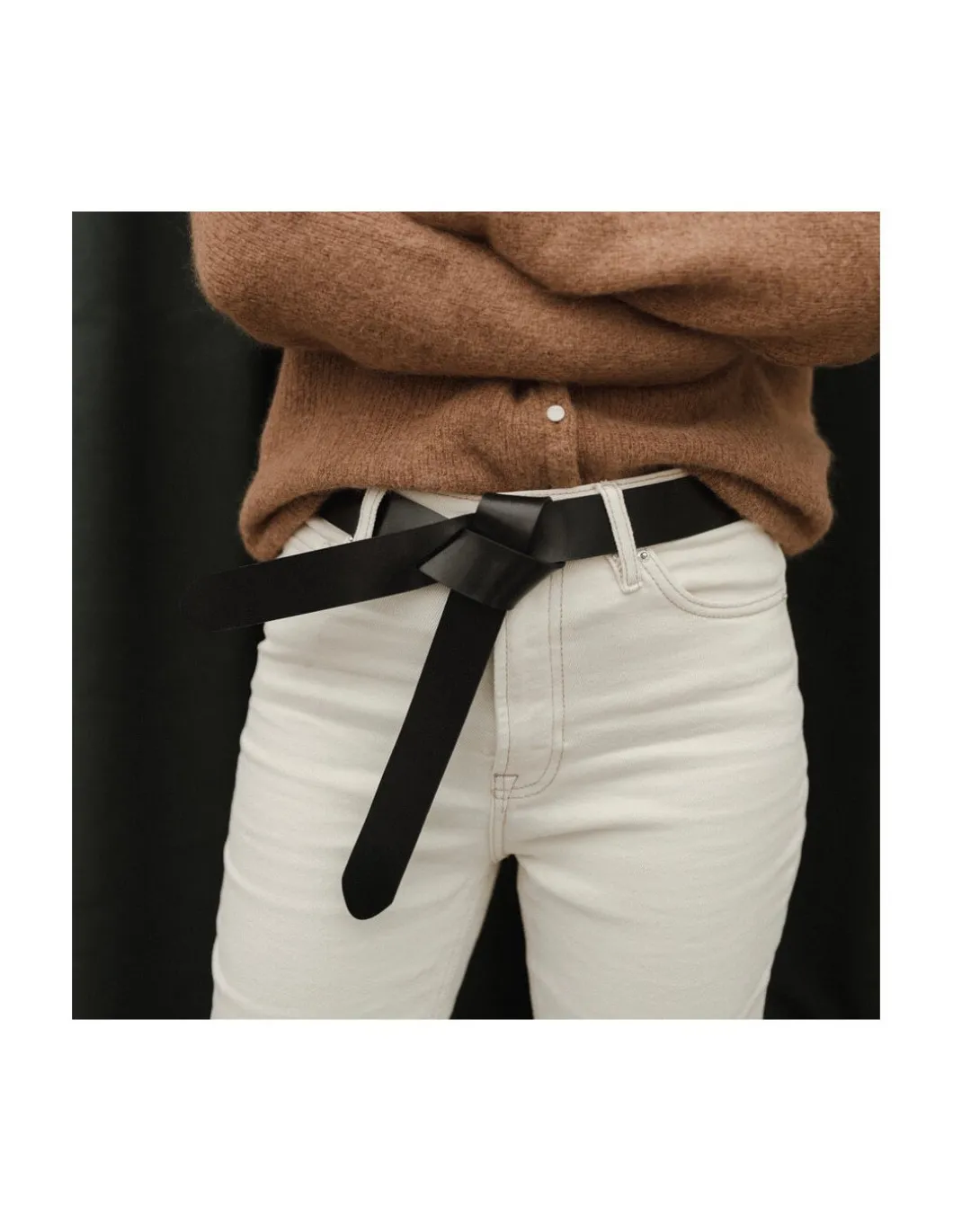 MONPIEL Cinturon Nudo Vaquetilla*Mujer Cinturones Piel Mujer