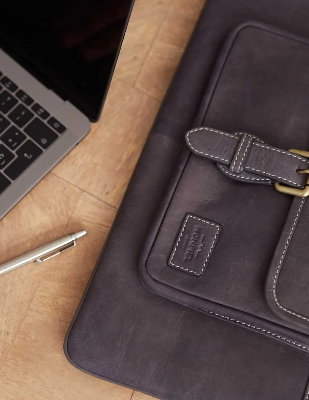 MONPIEL Funda portatil piel Hunter*Mujer/Hombre Fundas Portátil Piel|Otros Accesorios