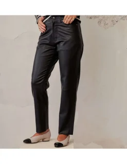 MONPIEL Pantalon de Cuero*Mujer Pantalones Cuero Mujer