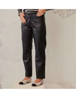 MONPIEL Pantalon de Cuero*Mujer Pantalones Cuero Mujer