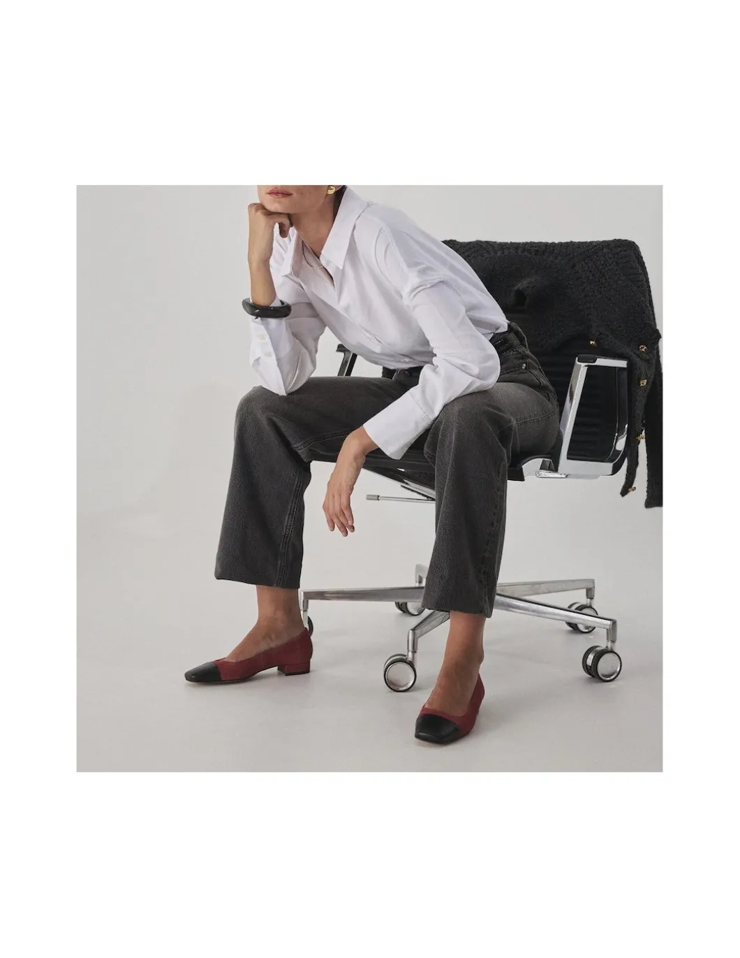 MONPIEL Zapato Punta Cuadrada Gabi*Mujer Bailarinas Manoletinas Mujer