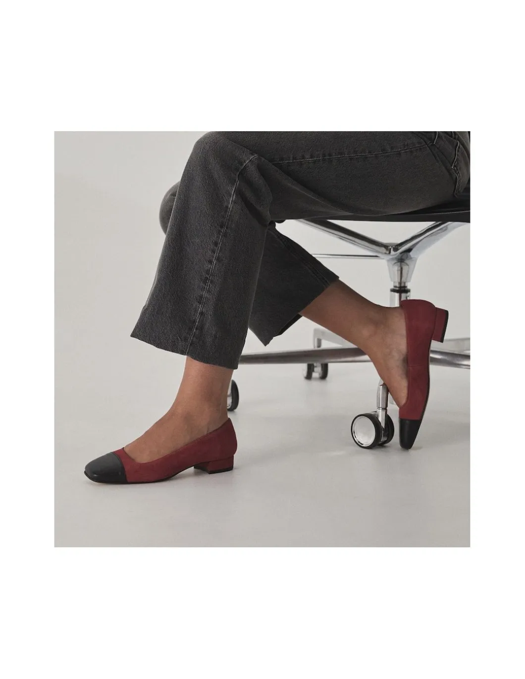 MONPIEL Zapato Punta Cuadrada Gabi*Mujer Bailarinas Manoletinas Mujer